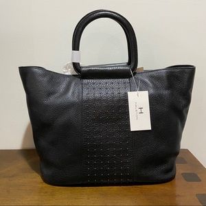 Halston leather bag